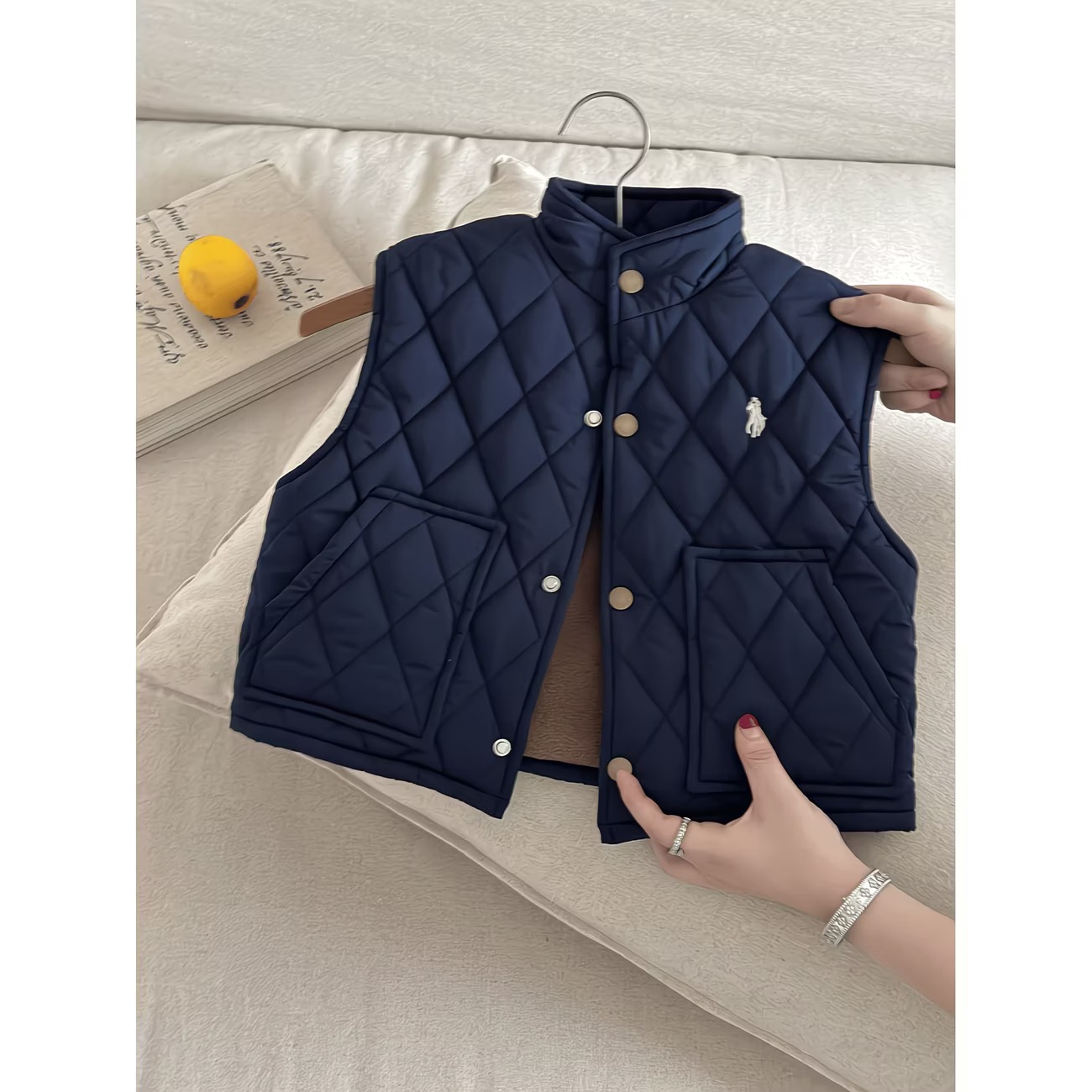 Diamond patterned jacket