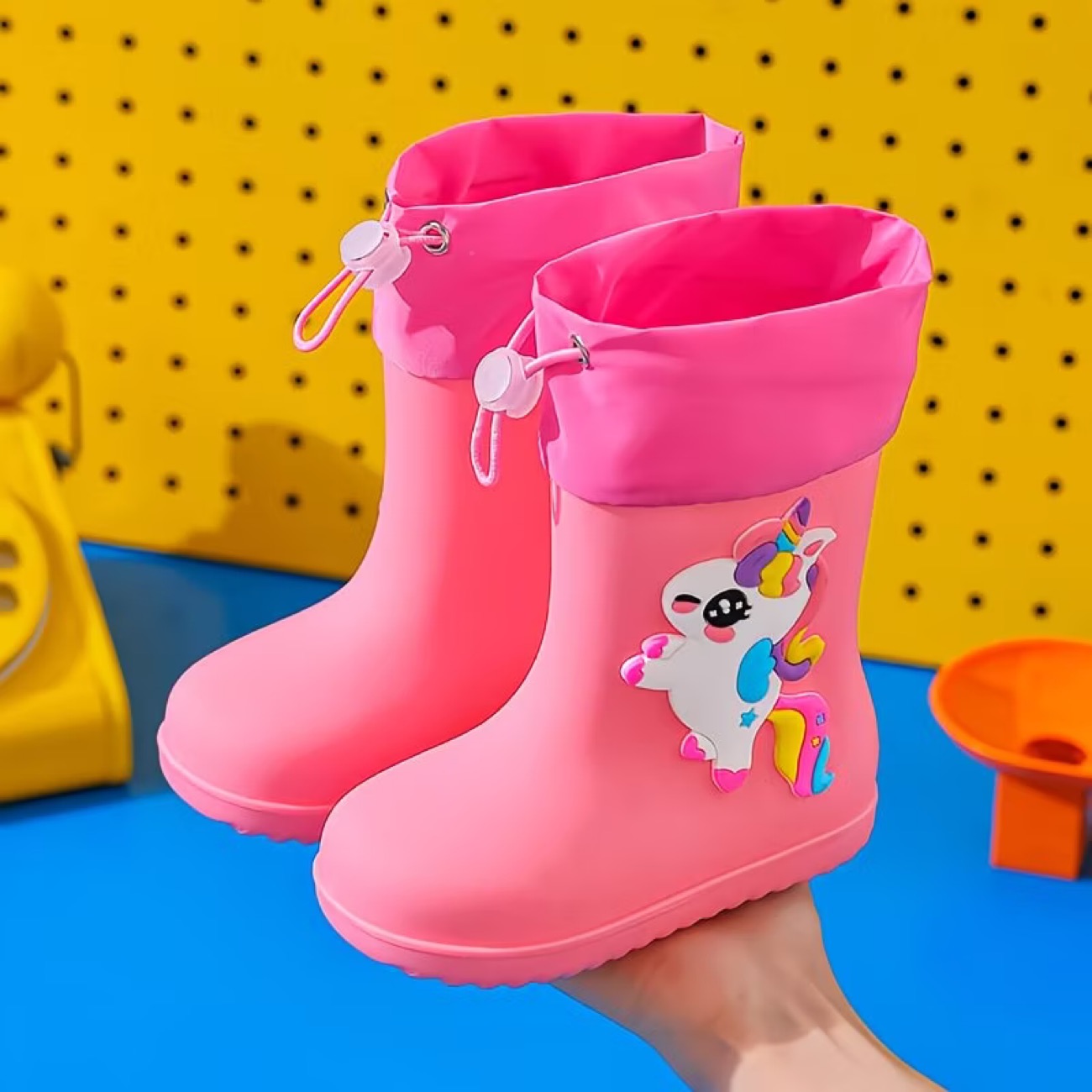 Character rain boots