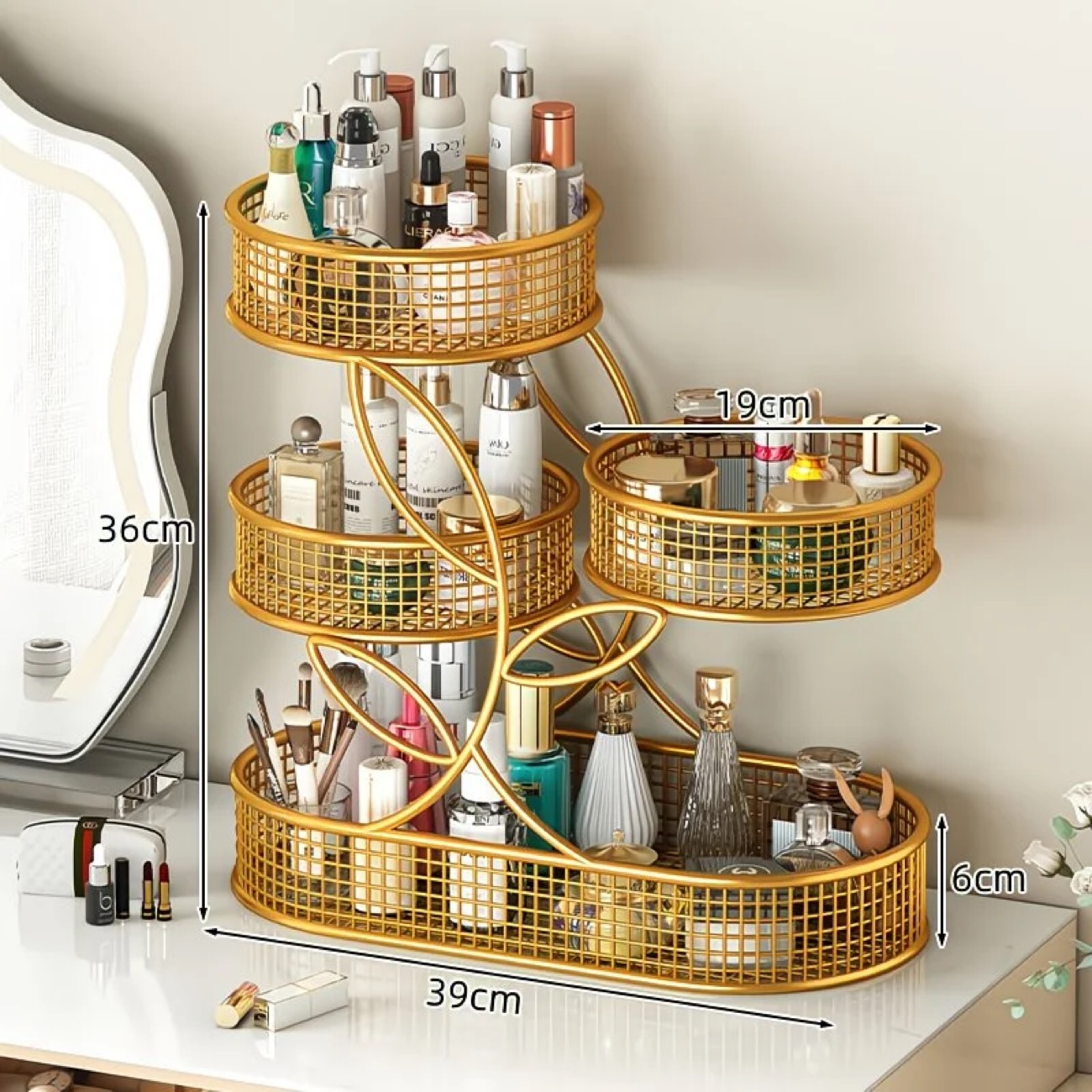 Multi layered storage rack