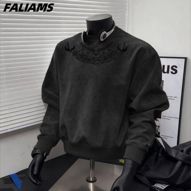 Suede long sleeve shirt variation 3
