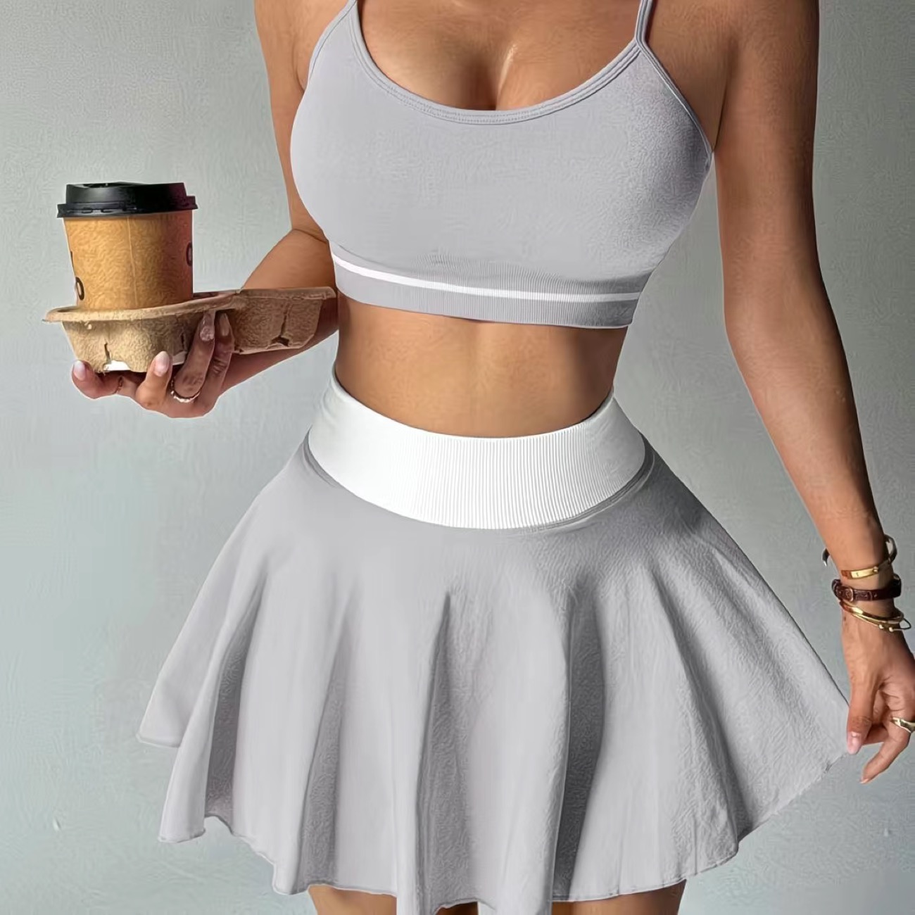 Tennis Skirt two pc set variation 2