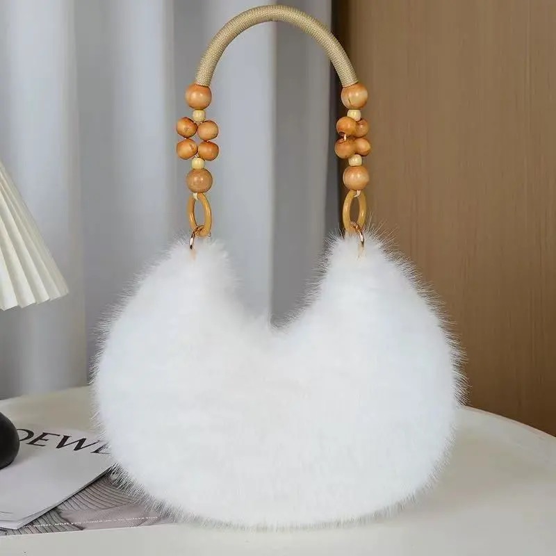 Fur beaded bags  variation 3