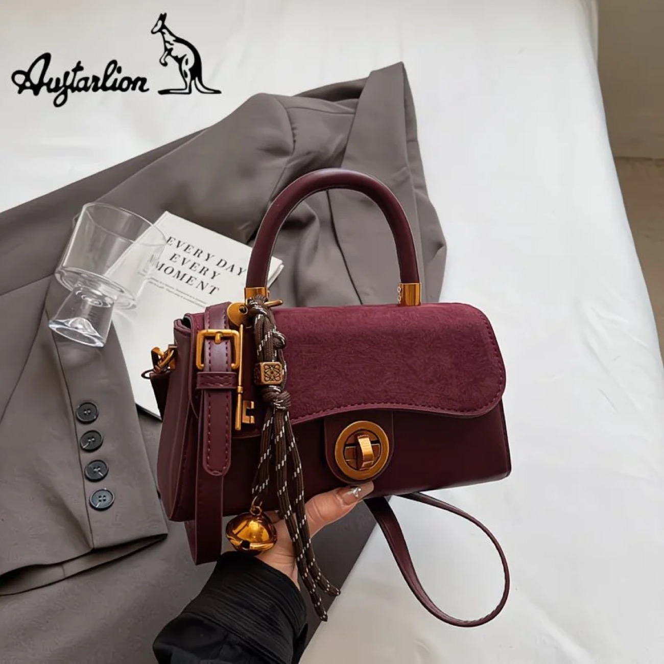 Mini briefcase bag variation 2
