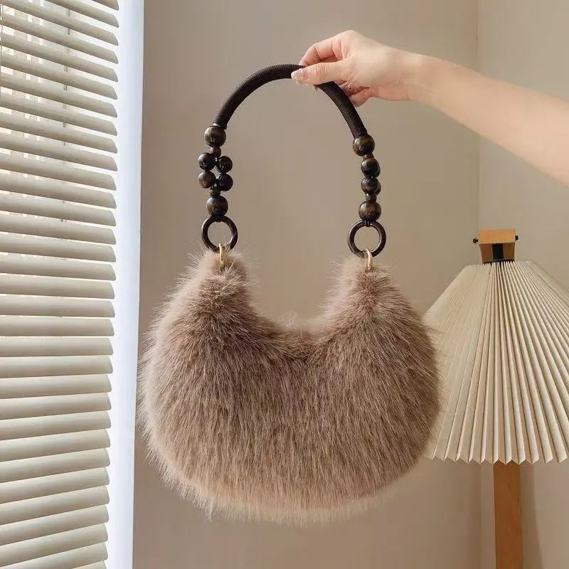 Fur beaded bags  variation 5