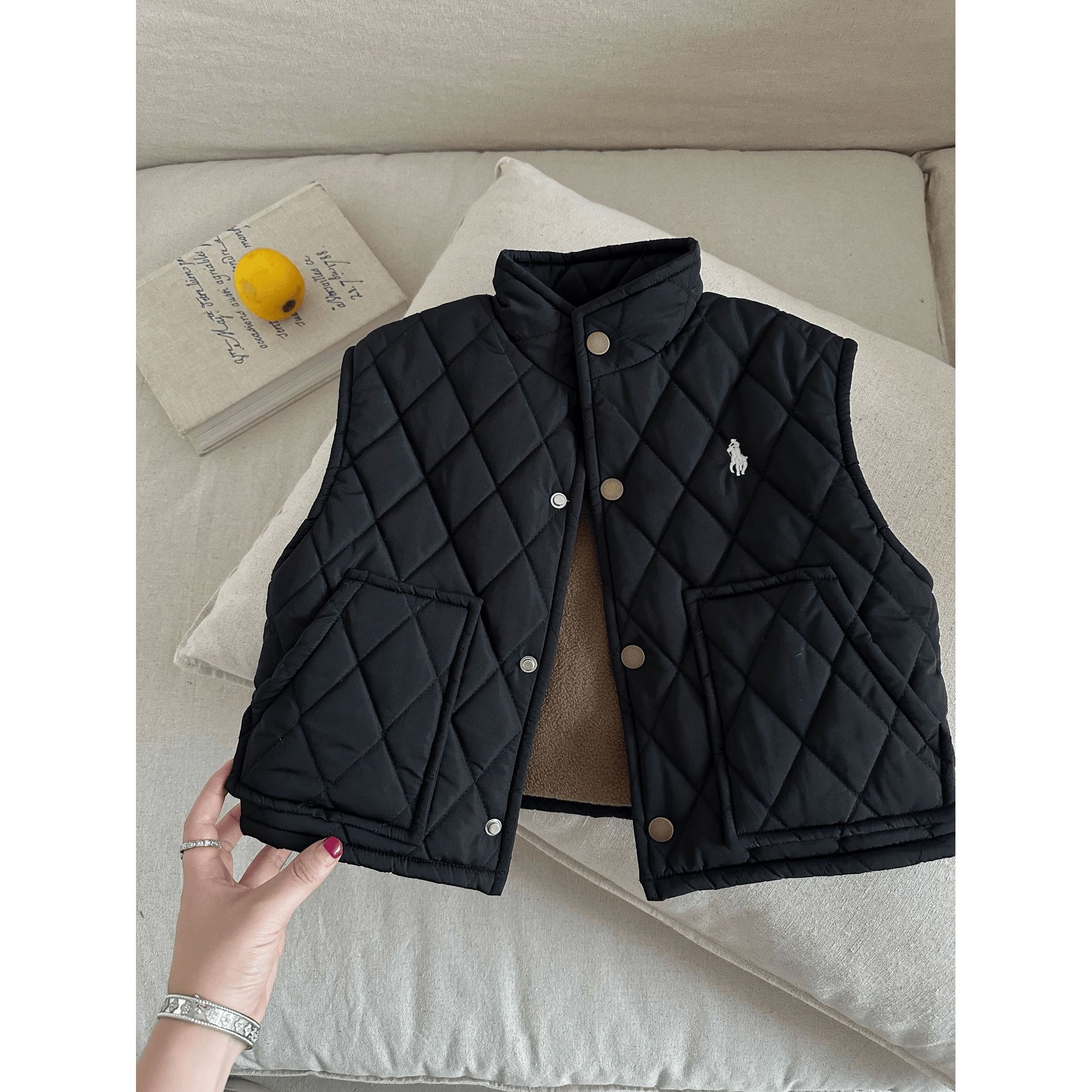 Diamond patterned jacket  variation 3